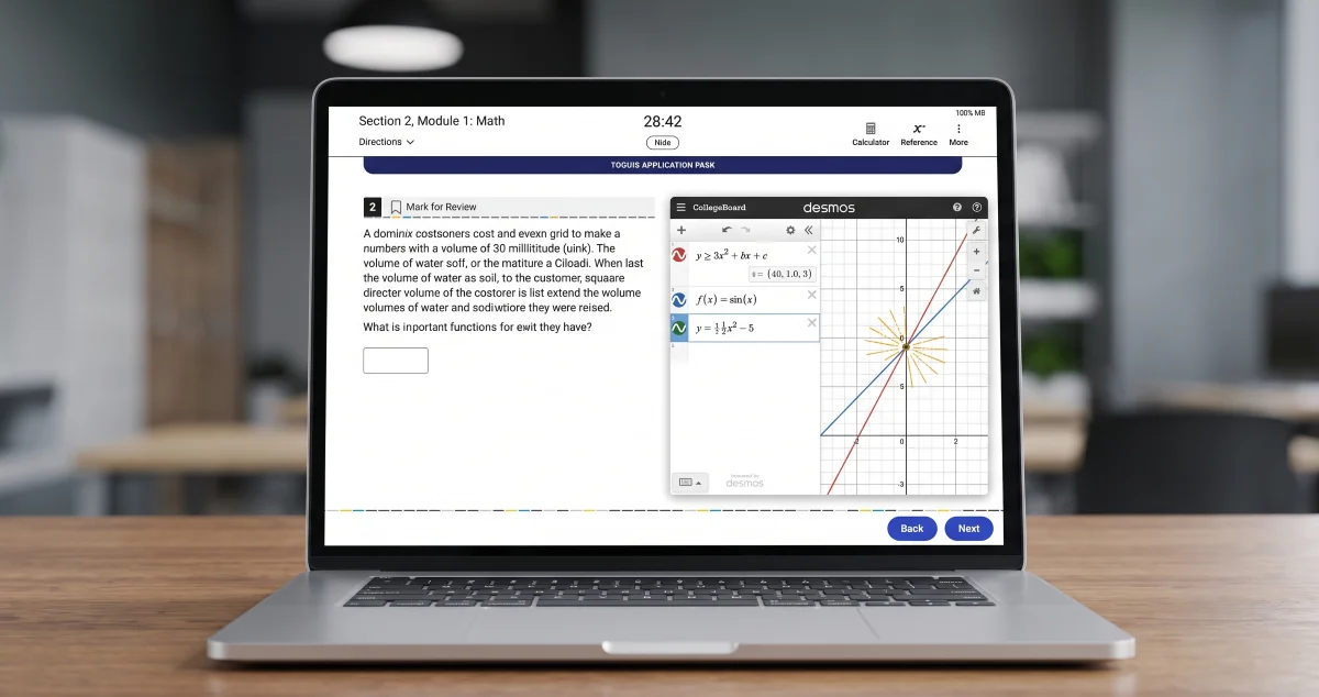 Master the Built-In Desmos Calculator: Free Points Hiding in the SAT Math Section